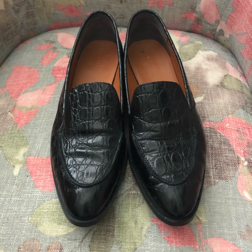 Rare Everlane modern croc loafer